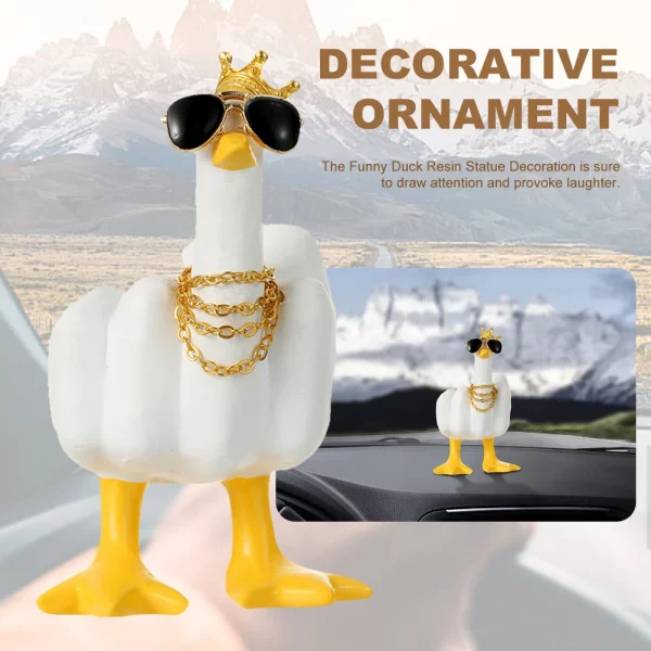 Middle Finger Duck Figurine - Image 5
