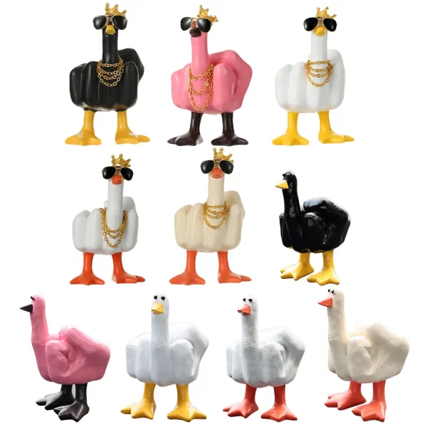 Middle Finger Duck Figurine - Image 35