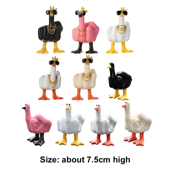 Middle Finger Duck Figurine - Image 40