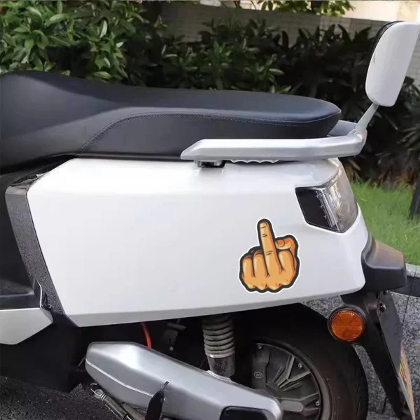 20x17cm Middle Finger F*ck You Sticker - Image 10