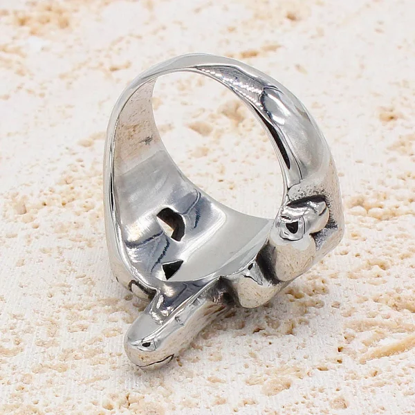 Punk Cool Middle Finger Up Ring Unique Rock 316L Stainless Steel Men's Ring Creative Biker Fashion Jewelry Gifts Wholesale - Image 13